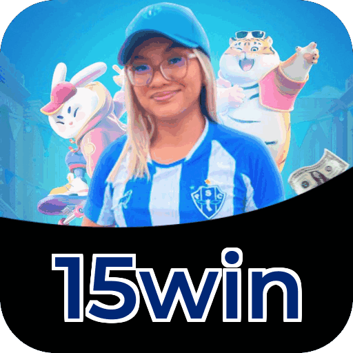 Plataforma 15win mostrando interface moderna, jogos certificados e recursos de segurança licenciados