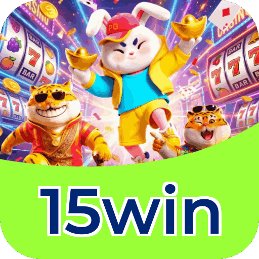 Catálogo slots 15win mostrando top jogos Gates Olympus Sweet Bonanza Fortune Tiger Big Bass volatilidade RTP